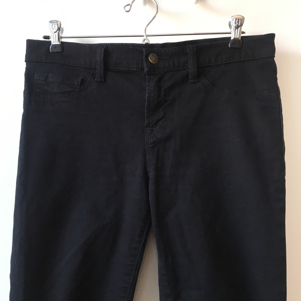 J Brand 835 skinny ankle crop capri jeans black 28 mid rise - Picture 3 of 8
